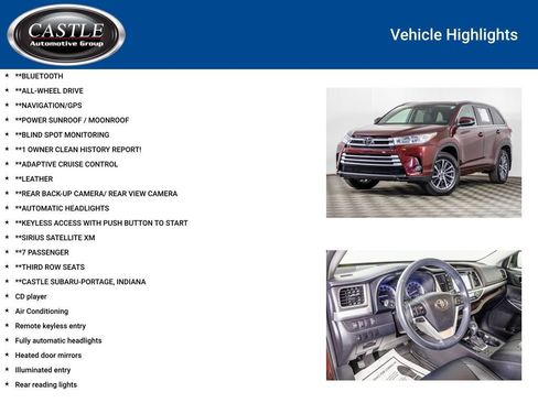 Used 2017 Toyota Highlander XLE AWD/4WD image 3