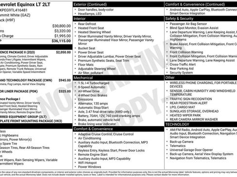 New 2026 Chevrolet Equinox LT w/ Convenience Package II AWD/4WD image 25