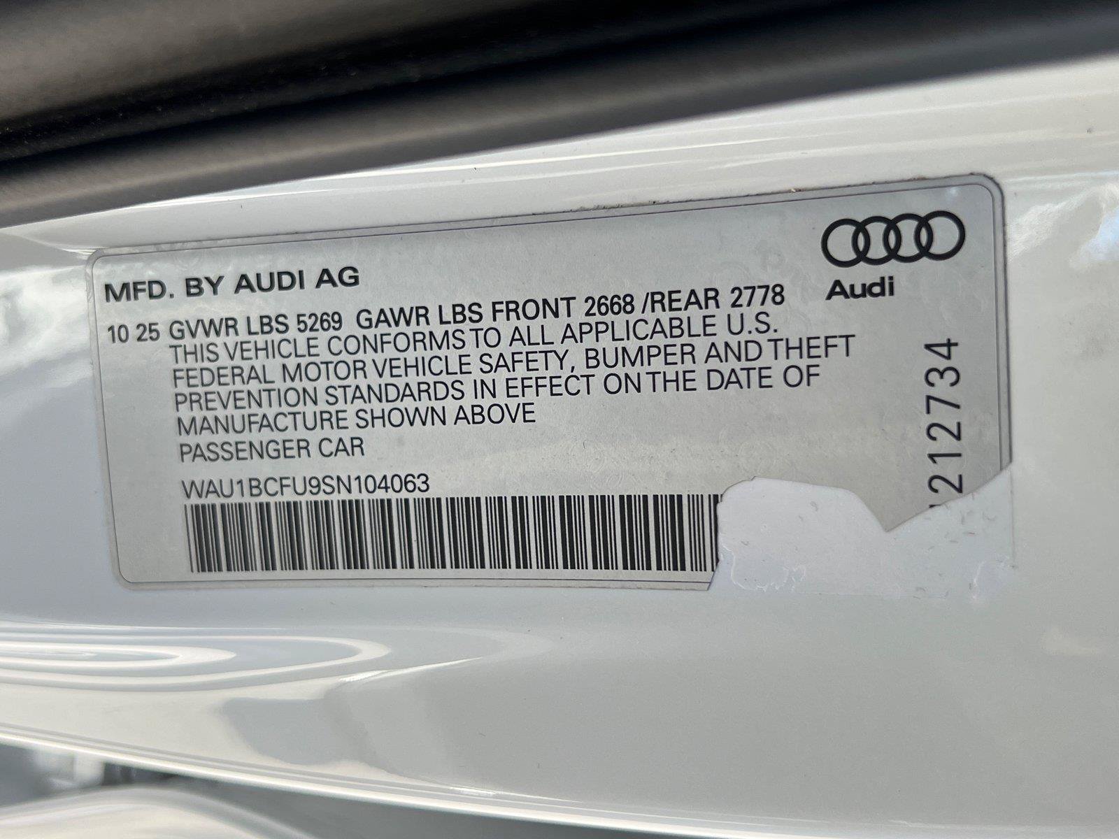 Certified 2025 Audi A5 Premium w/ Convenience Package AWD/4WD image 34