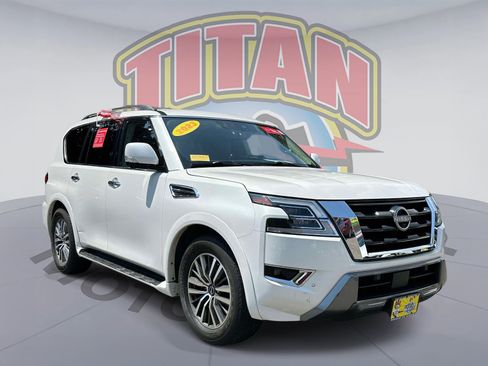 Certified 2023 Nissan Armada SL w/ Captain's Chairs Package AWD/4WD image 1