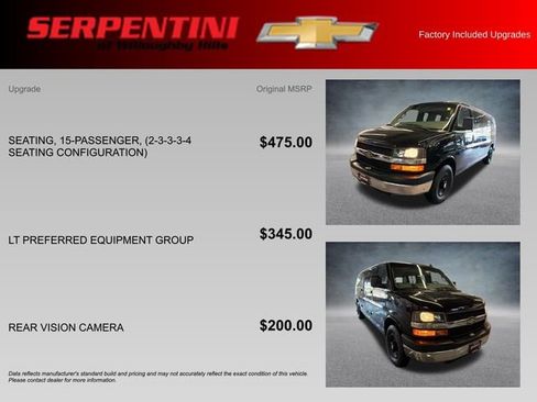 Used 2016 Chevrolet Express 3500 LT w/ LT Preferred Equipment Group image 4