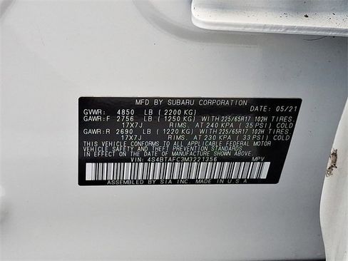 Used 2021 Subaru Outback Premium image 28