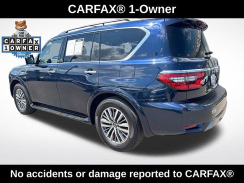 Used 2021 Nissan Armada SL w/ Captain's Chairs Package AWD/4WD image 3
