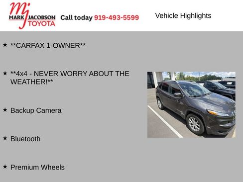 Used 2016 Jeep Cherokee Latitude w/ Safety/Convenience Group AWD/4WD image 5