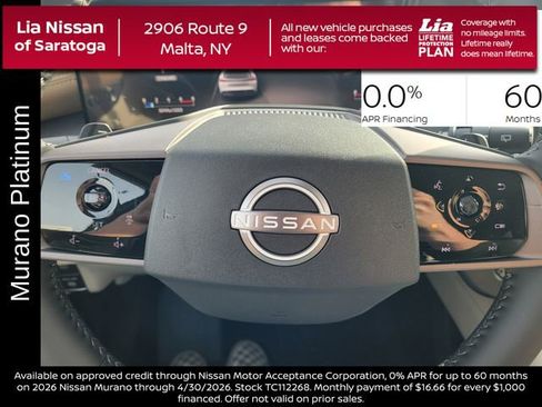 New 2026 Nissan Murano Platinum image 17