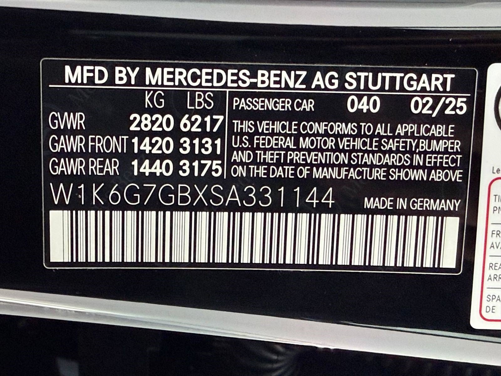 Used 2025 Mercedes-Benz S 580 4MATIC Sedan image 24