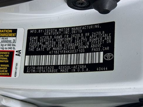 Used 2019 Toyota Avalon XLE w/ Moonroof Package image 32