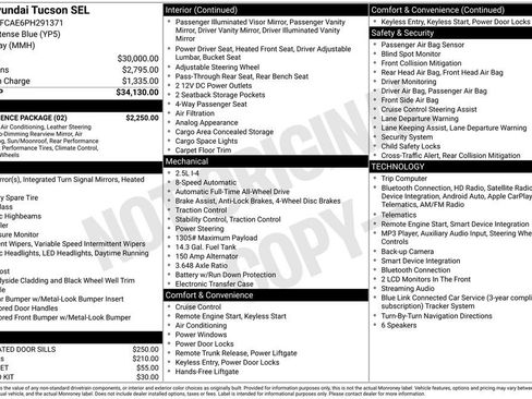 Used 2023 Hyundai Tucson SEL w/ Convenience Package AWD/4WD image 5