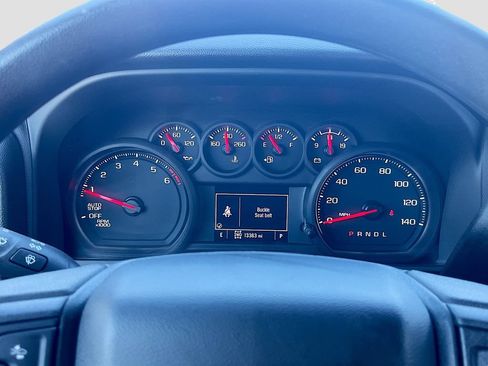 Used 2025 Chevrolet Silverado 1500 Custom w/ Turbomax Blackout Package AWD/4WD image 12