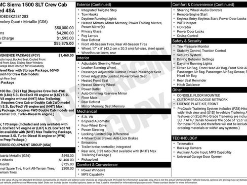 Used 2019 GMC Sierra 1500 SLT w/ SLT Convenience Package image 2