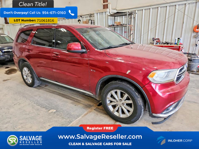 Used 2015 Dodge Durango SXT w/ Quick Order Package 23B RWD image 5