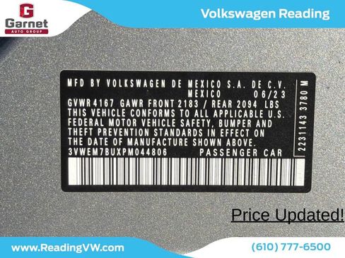 Certified 2023 Volkswagen Jetta SE FWD image 22
