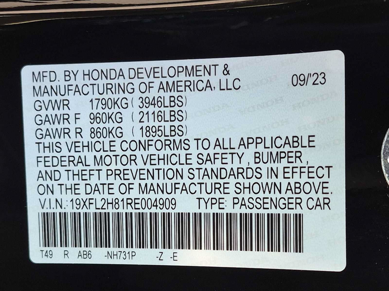Certified 2024 Honda Civic Sport image 29