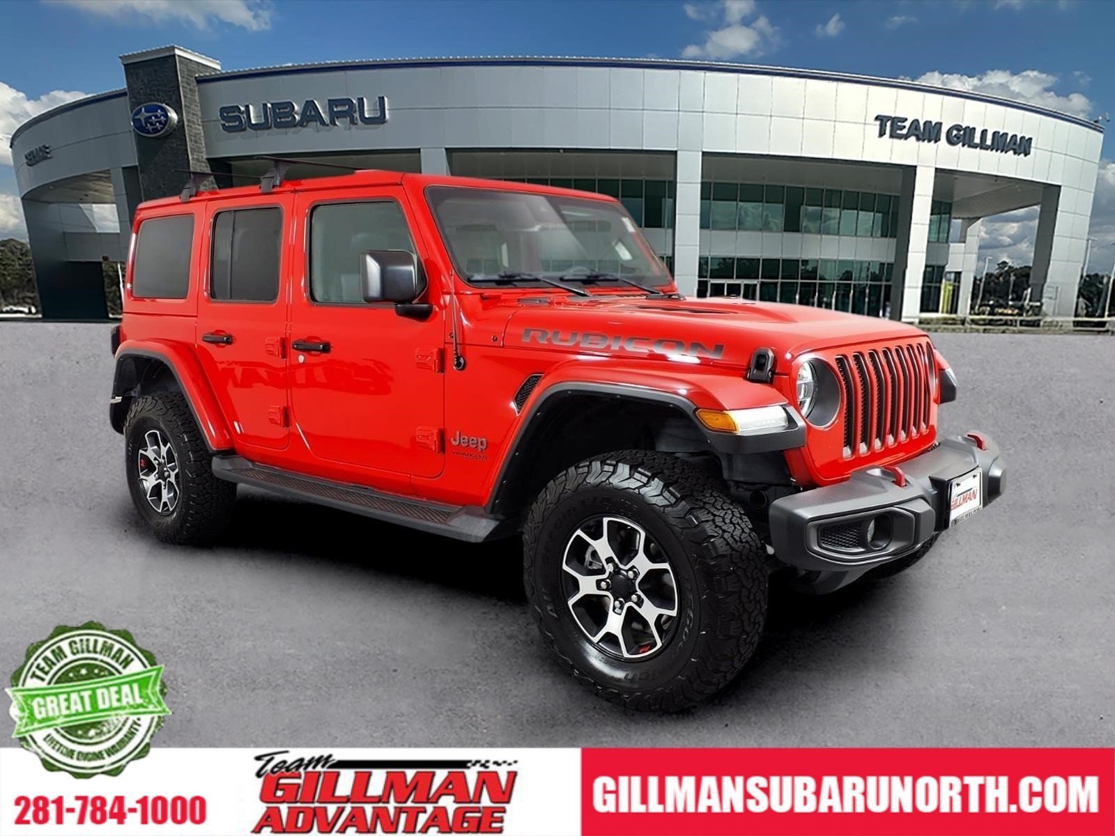 Used 2022 Jeep Wrangler Unlimited Rubicon w/ LED Lighting Group AWD/4WD image 1