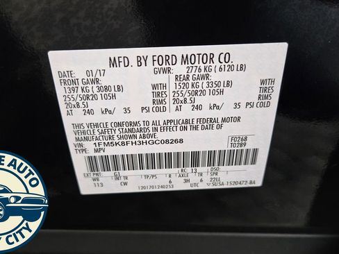 Used 2017 Ford Explorer Limited w/ Equipment Group 301A AWD/4WD image 27