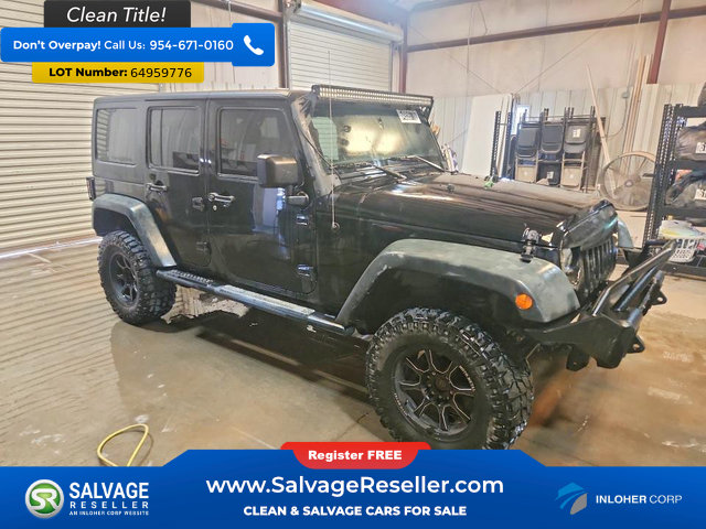 Used 2014 Jeep Wrangler Unlimited Sport w/ Quick Order Package 24S AWD/4WD image 5