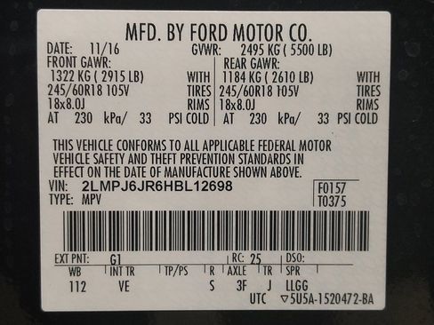 Used 2017 Lincoln MKX Premiere image 33