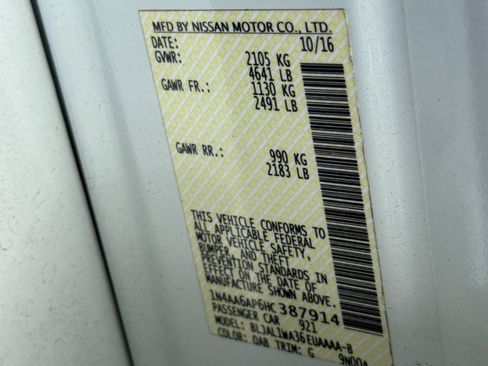 Used 2017 Nissan Maxima SR w/ Midnight Edition FWD image 43