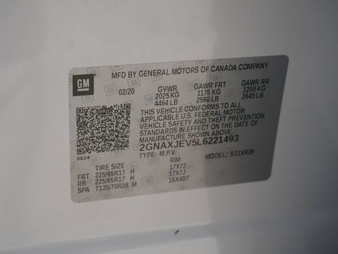 Used 2020 Chevrolet Equinox LT w/ Driver Convenience Package image 25