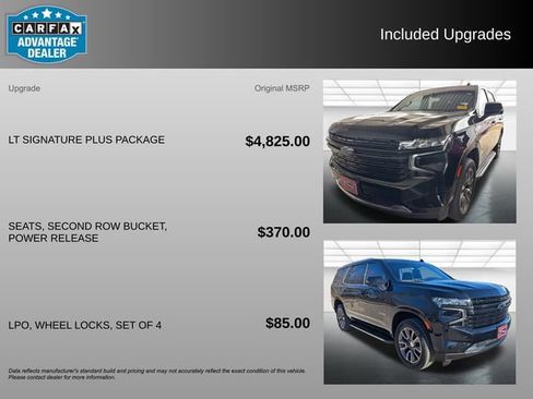 Used 2022 Chevrolet Tahoe LT w/ LT Signature Plus Package image 3