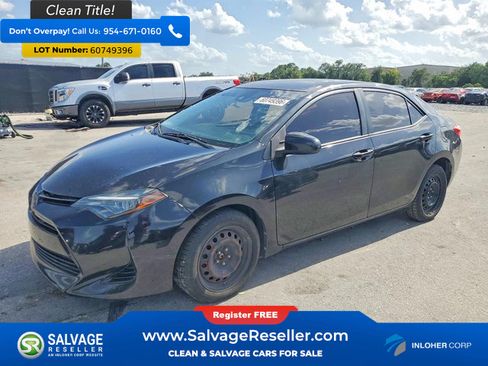 Used 2017 Toyota Corolla LE w/ Carpet Mat Package (TMS) FWD image 1