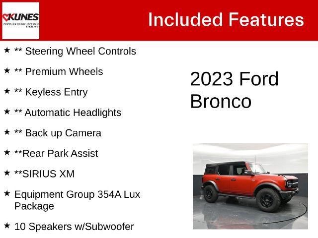 Used 2023 Ford Bronco Wildtrak AWD/4WD image 5
