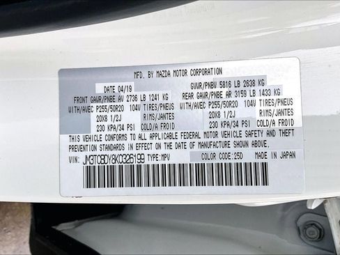 Used 2019 MAZDA CX-9 Grand Touring image 31