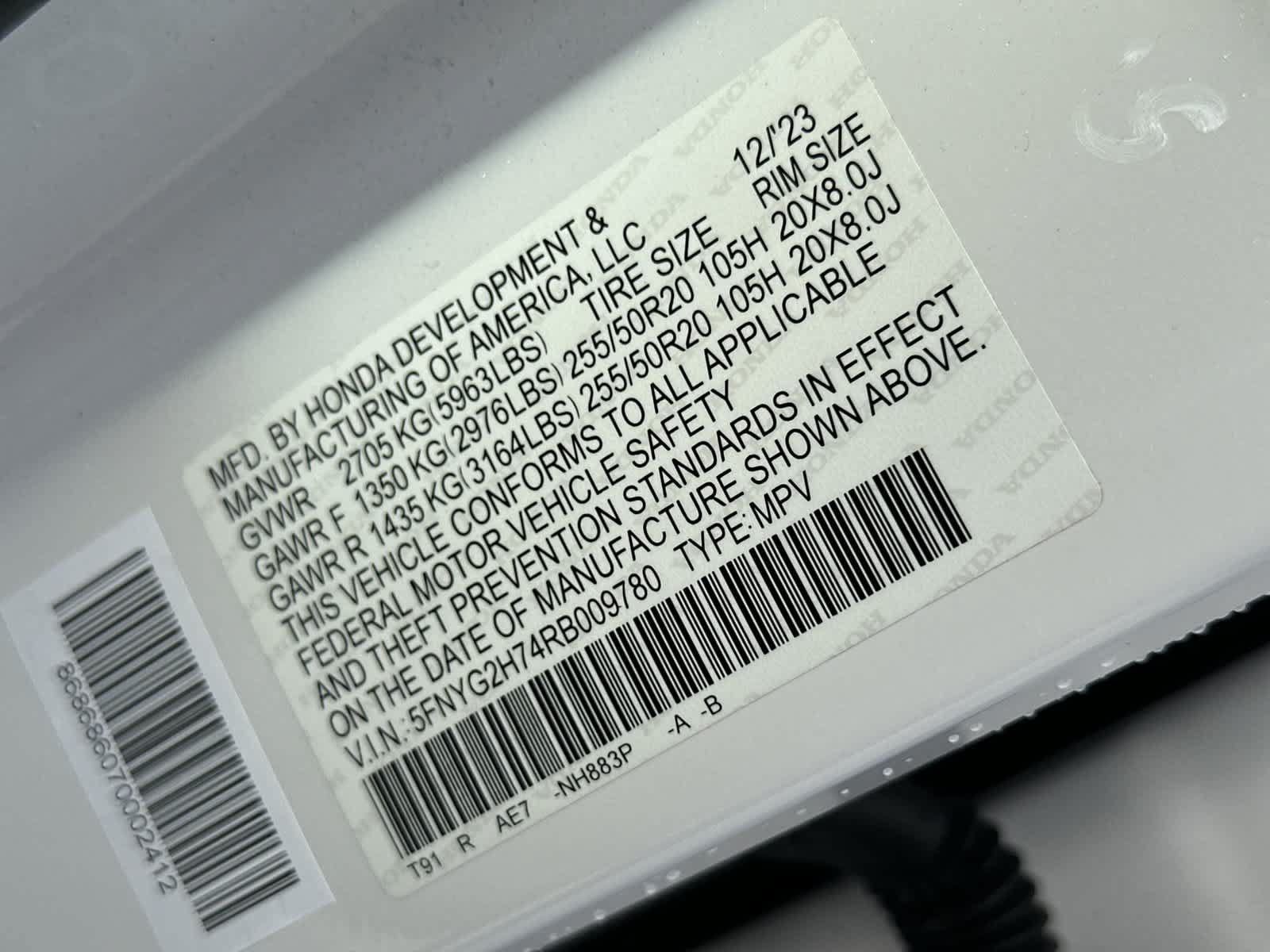 Used 2024 Honda Pilot Touring image 22