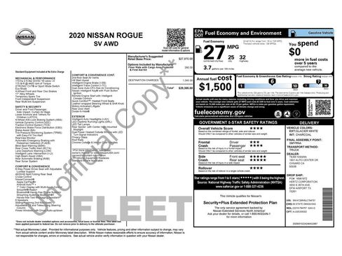 Used 2020 Nissan Rogue SV AWD/4WD image 15