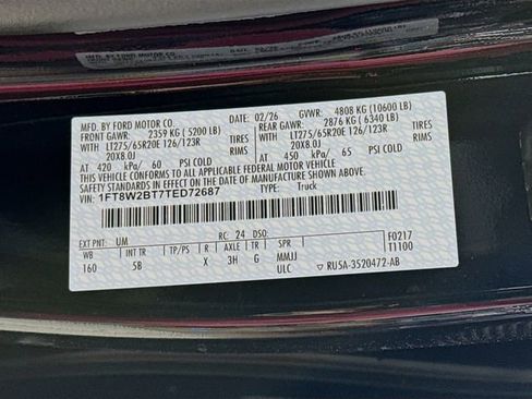 New 2026 Ford F250 Lariat w/ Black Appearance Package image 34