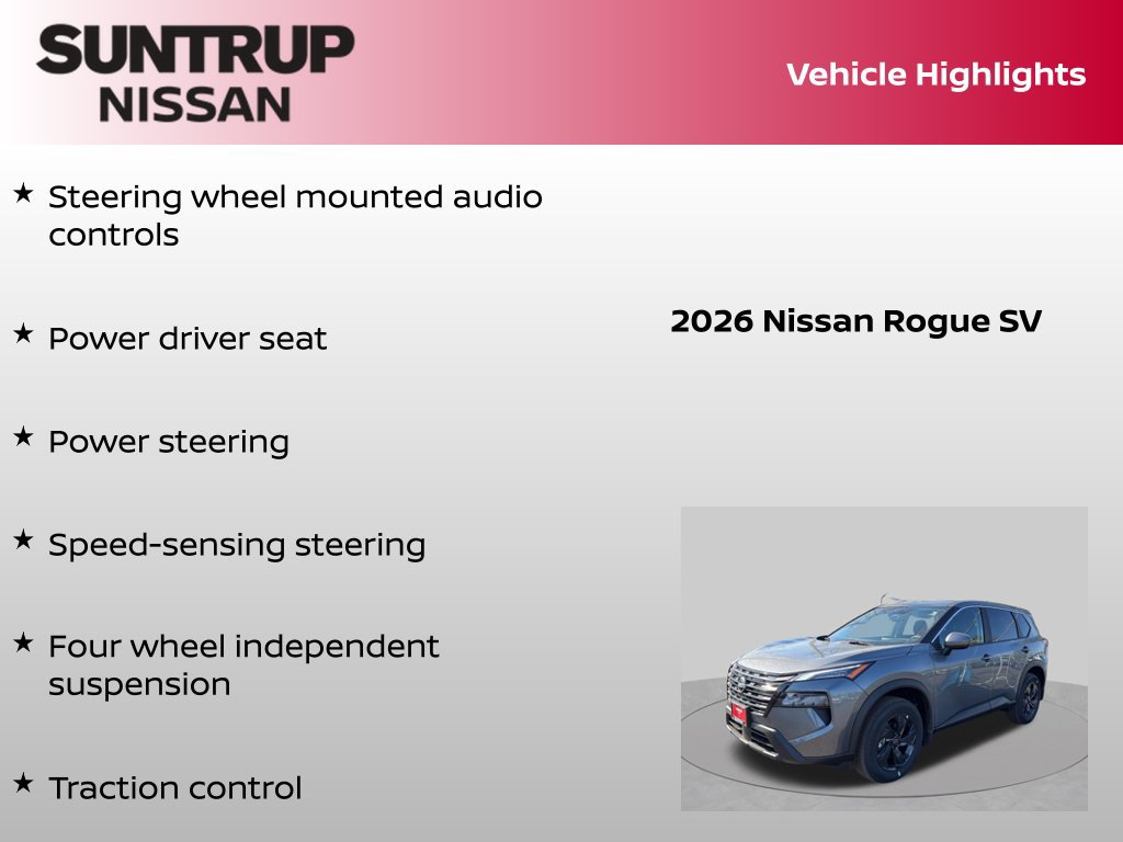 Certified 2026 Nissan Rogue SV AWD/4WD image 8