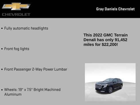 Certified 2022 GMC Terrain Denali image 16