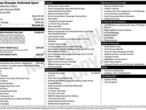 Used 2014 Jeep Wrangler Unlimited Sport w/ Quick Order Package 24S image 6