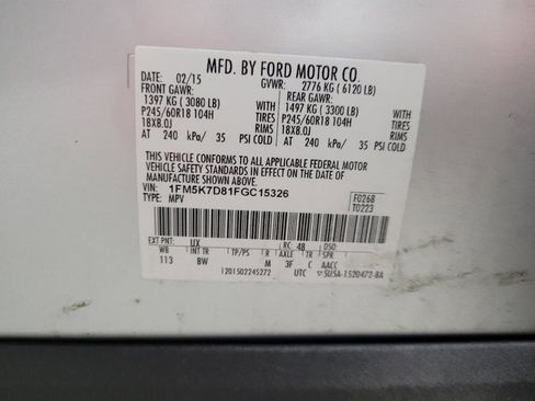 Used 2015 Ford Explorer XLT w/ Equipment Group 202B FWD image 33