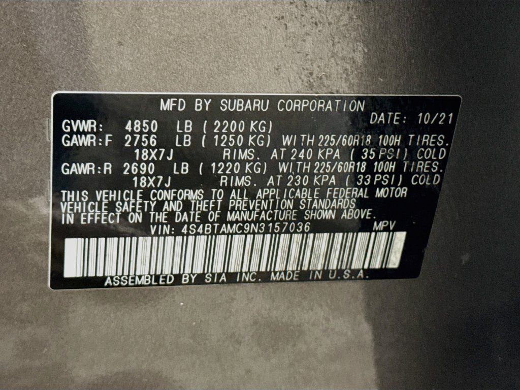 Certified 2022 Subaru Outback Limited AWD/4WD image 30