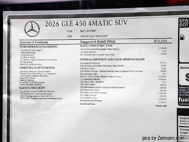New 2026 Mercedes-Benz GLE 450 4MATIC image 29