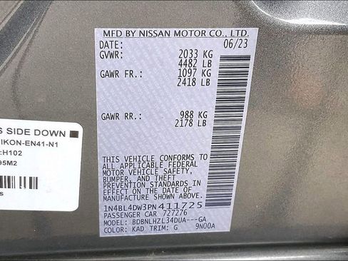 Used 2023 Nissan Altima 2.5 SV AWD/4WD image 34