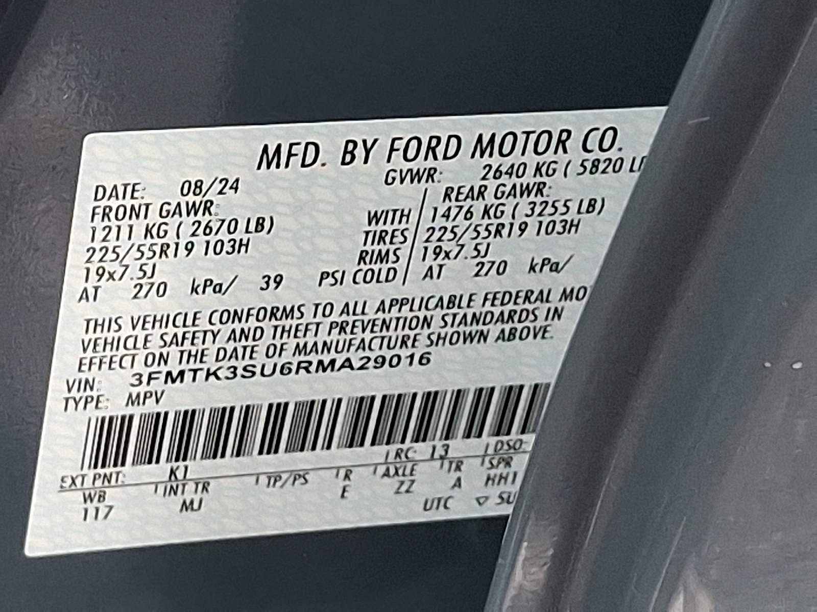 Certified 2024 Ford Mustang Mach-E Premium AWD/4WD image 26