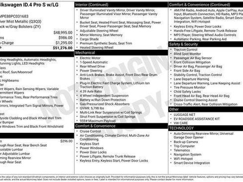 Certified 2023 Volkswagen ID.4 Pro S image 21