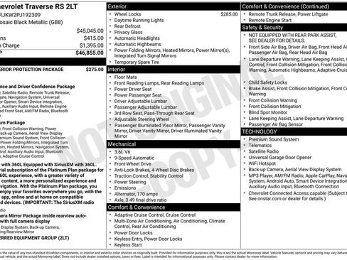 Used 2023 Chevrolet Traverse RS FWD image 3