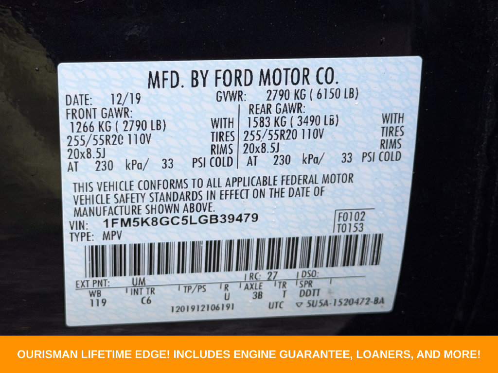 Used 2020 Ford Explorer ST w/ Premium Technology Package AWD/4WD image 36