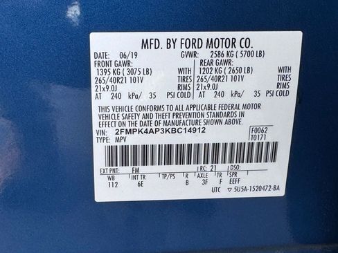 Used 2019 Ford Edge ST w/ Equipment Group 401A image 48