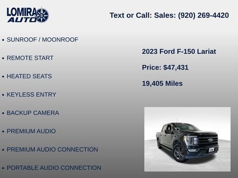 Used 2023 Ford F150 Lariat AWD/4WD image 27