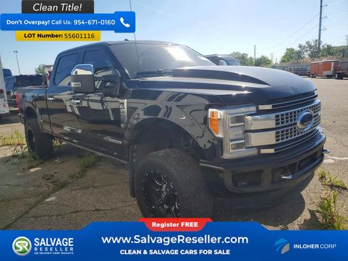 Used 2017 Ford F250 Platinum w/ Platinum Ultimate Package AWD/4WD image 5