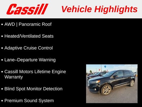 Used 2019 Ford Edge Titanium w/ Equipment Group 301A AWD/4WD image 3