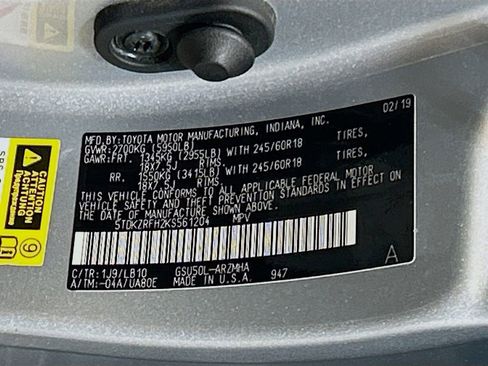 Used 2019 Toyota Highlander XLE FWD image 32