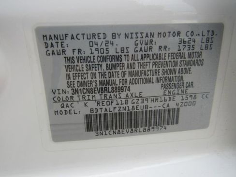 Used 2024 Nissan Versa SV image 46