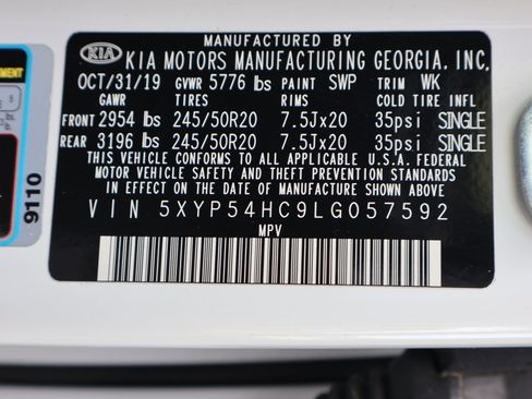 Used 2020 Kia Telluride SX FWD image 32