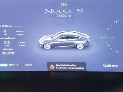 Used 2015 Tesla Model S 70D AWD/4WD image 8