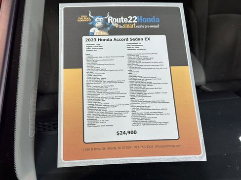 Certified 2023 Honda Accord EX image 40